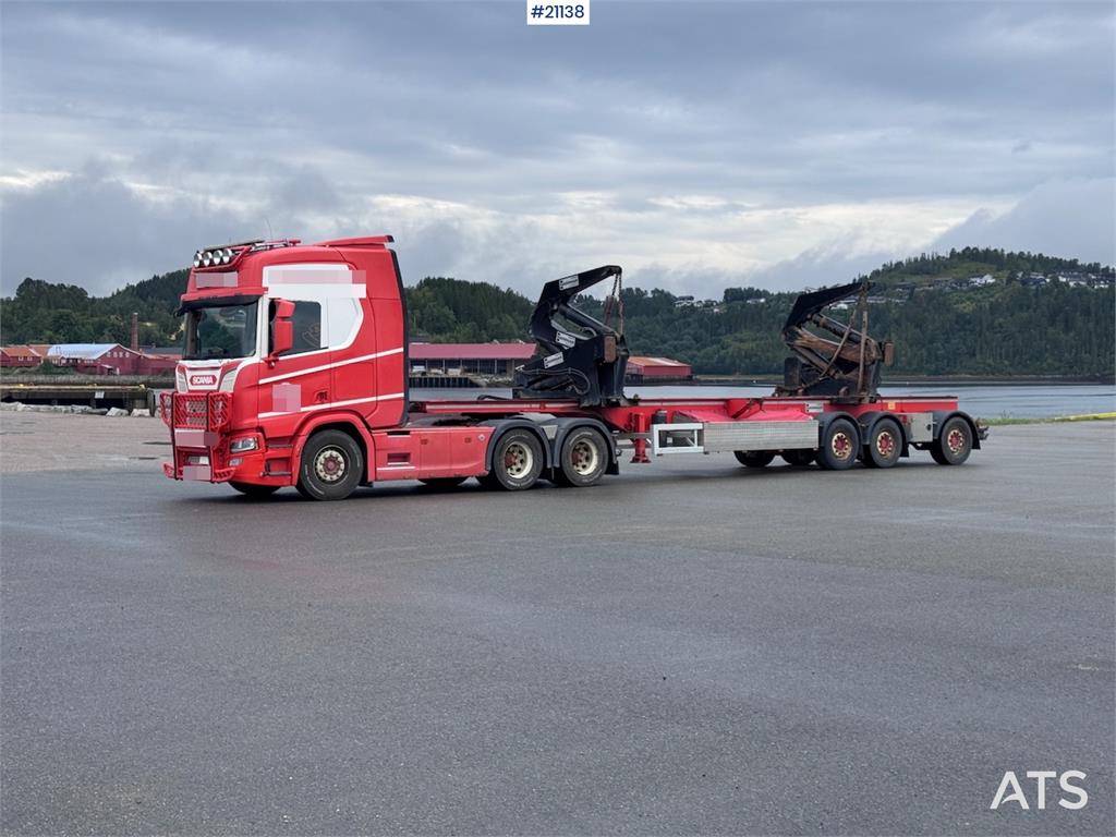 Scania 580 NextGen w/ 2015 Hammar 195s Sideloader
