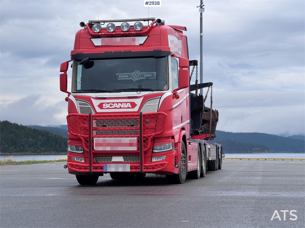 Scania 580 NextGen w/ 2015 Hammar 195s Sideloader