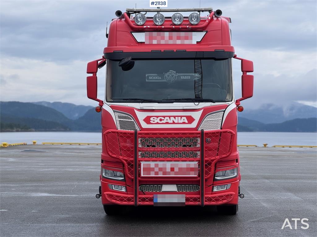 Scania 580 NextGen w/ 2015 Hammar 195s Sideloader