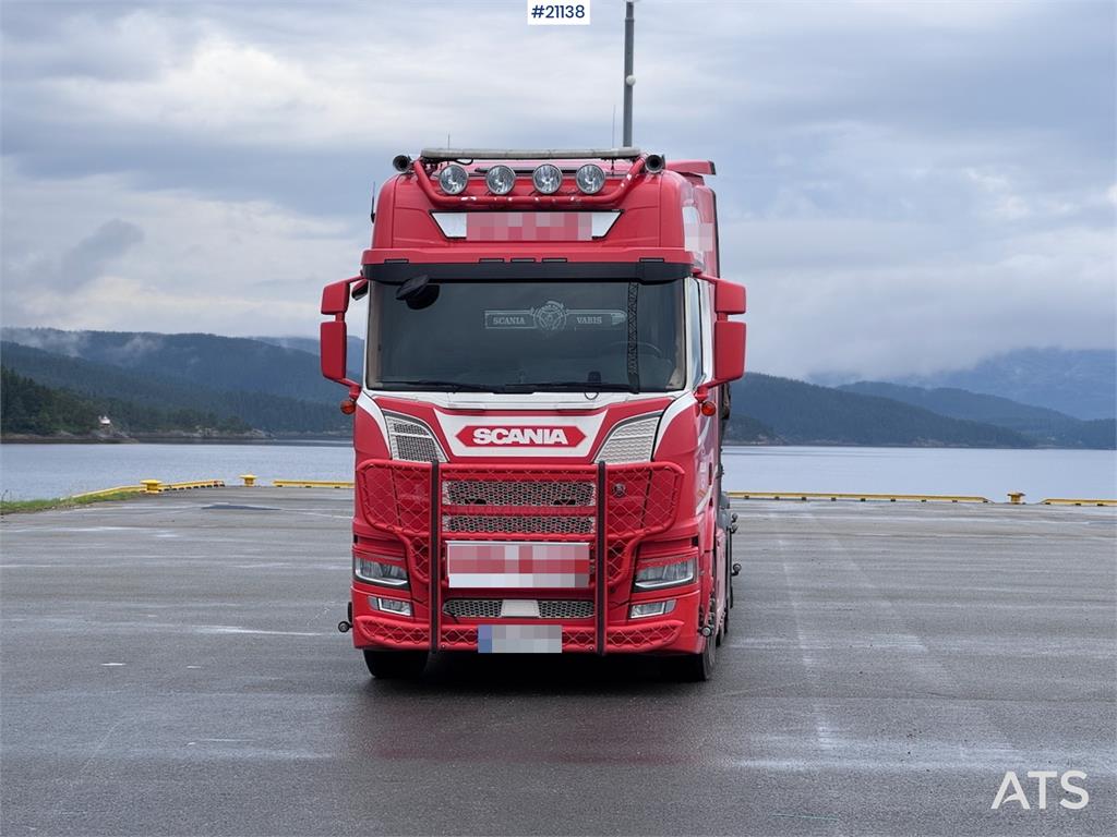 Scania 580 NextGen w/ 2015 Hammar 195s Sideloader