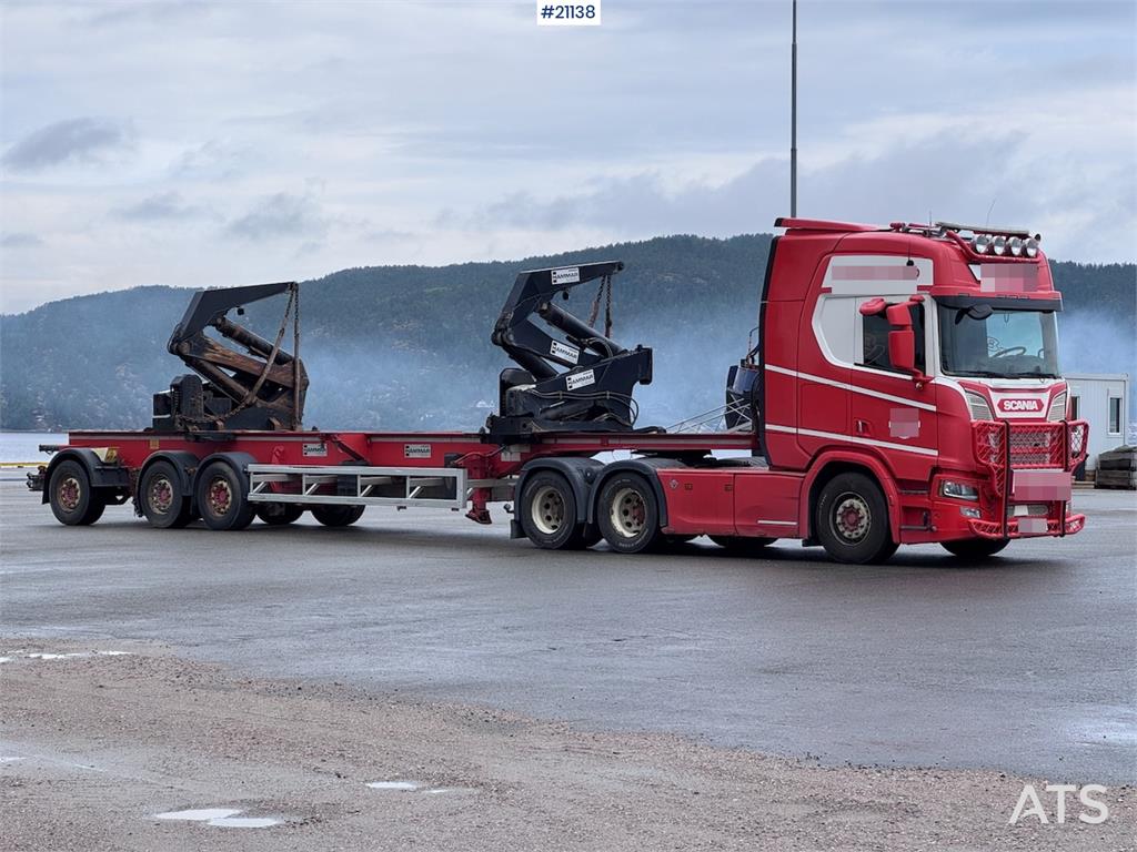 Scania 580 NextGen w/ 2015 Hammar 195s Sideloader