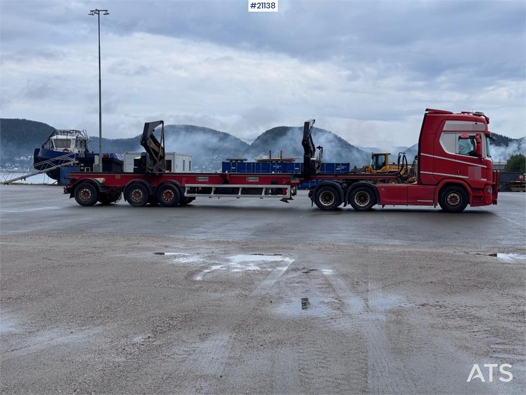 Scania 580 NextGen w/ 2015 Hammar 195s Sideloader