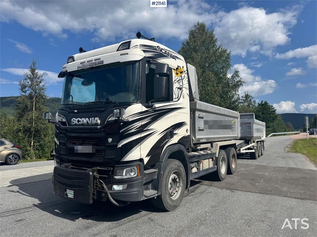 Scania R580 6x4 Plow Rigged Tipper Truck. WATCH VIDEO
