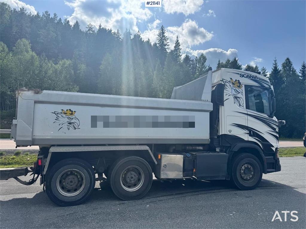 Scania R580 6x4 Plow Rigged Tipper Truck. WATCH VIDEO