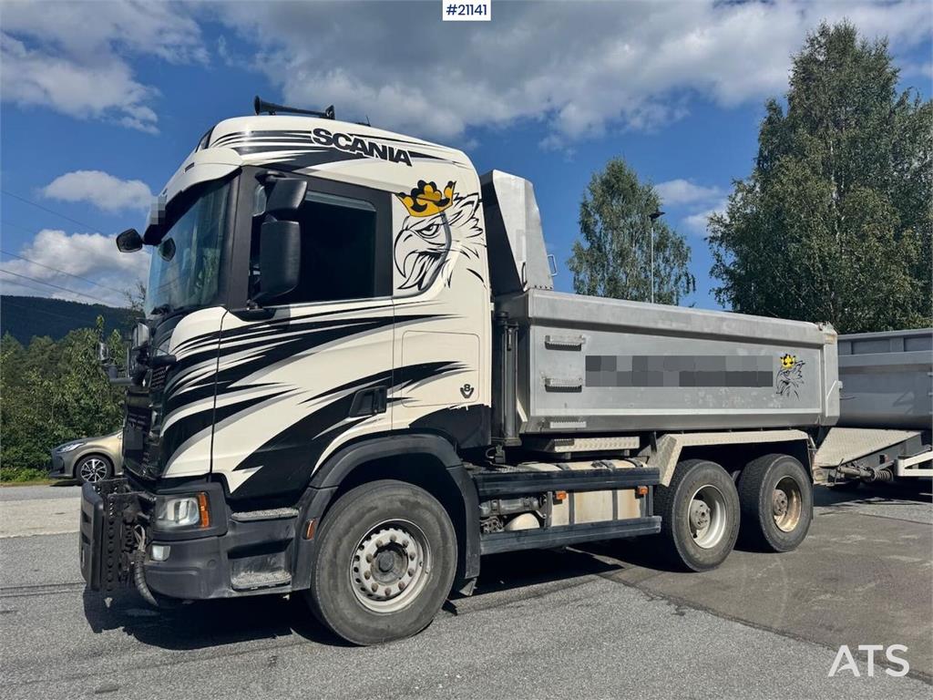 Scania R580 6x4 Plow Rigged Tipper Truck. WATCH VIDEO