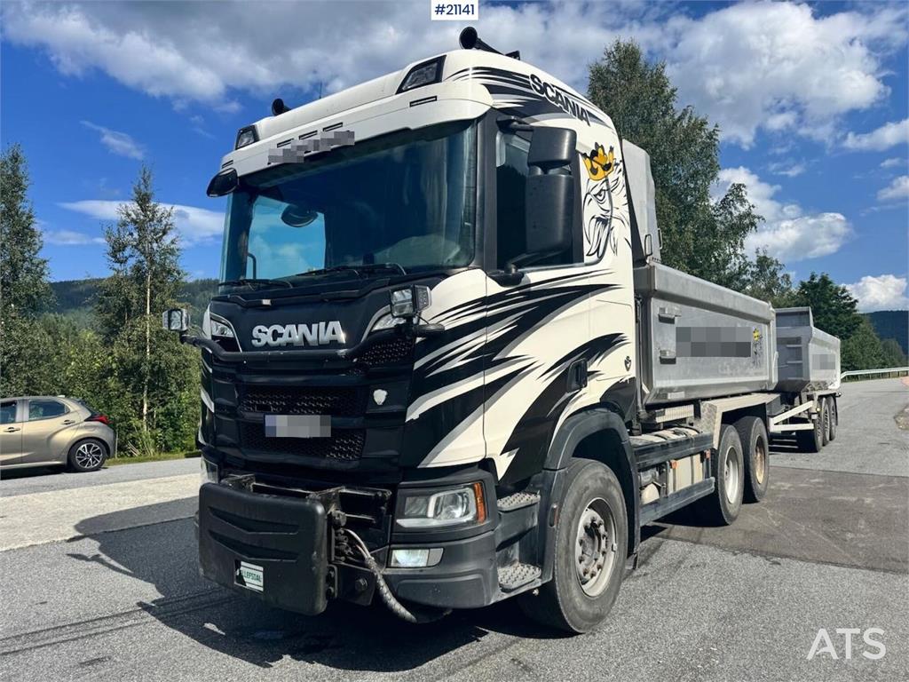 Scania R580 6x4 Plow Rigged Tipper Truck. WATCH VIDEO