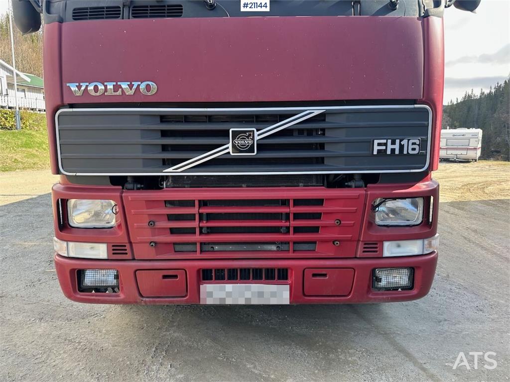 Volvo FH 16 6x4 timber truck w/ 1983 Briab grain trailer