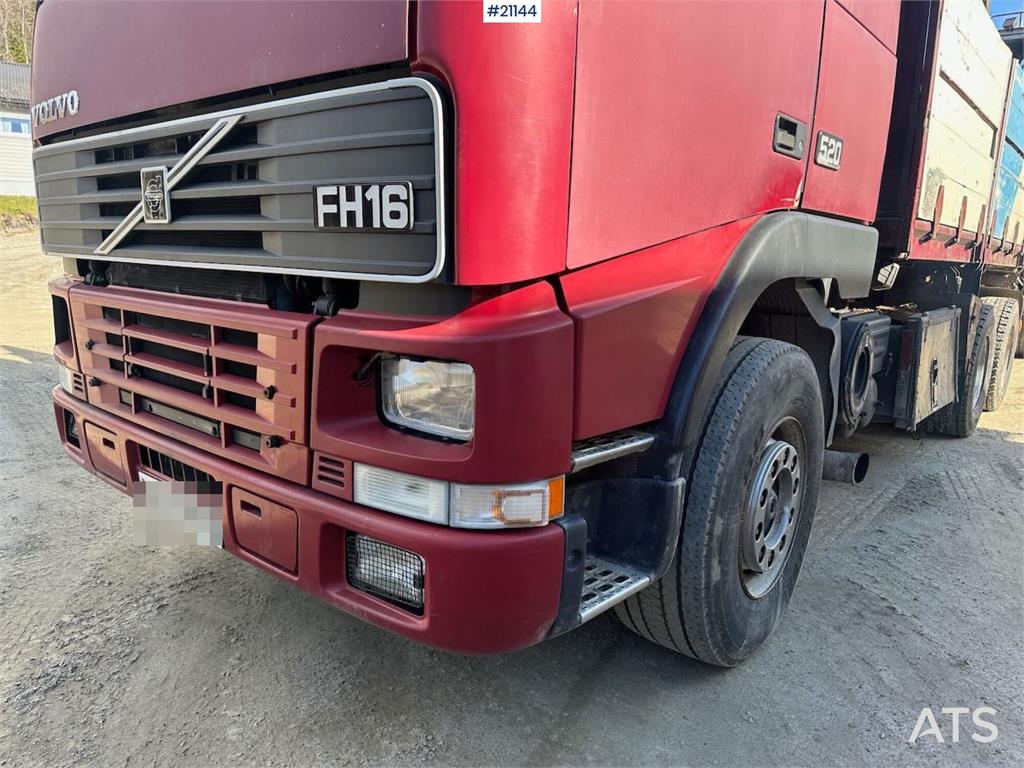 Volvo FH 16 6x4 timber truck w/ 1983 Briab grain trailer
