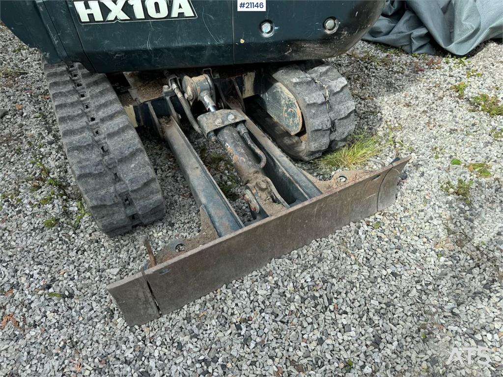 Hyundai HX10A mini excavator w/ 3 drawers. 266 hours.