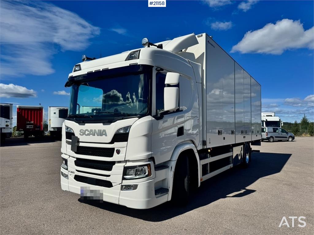 Scania P360 4x2 Box Truck w/ Full Side Opening and Webast