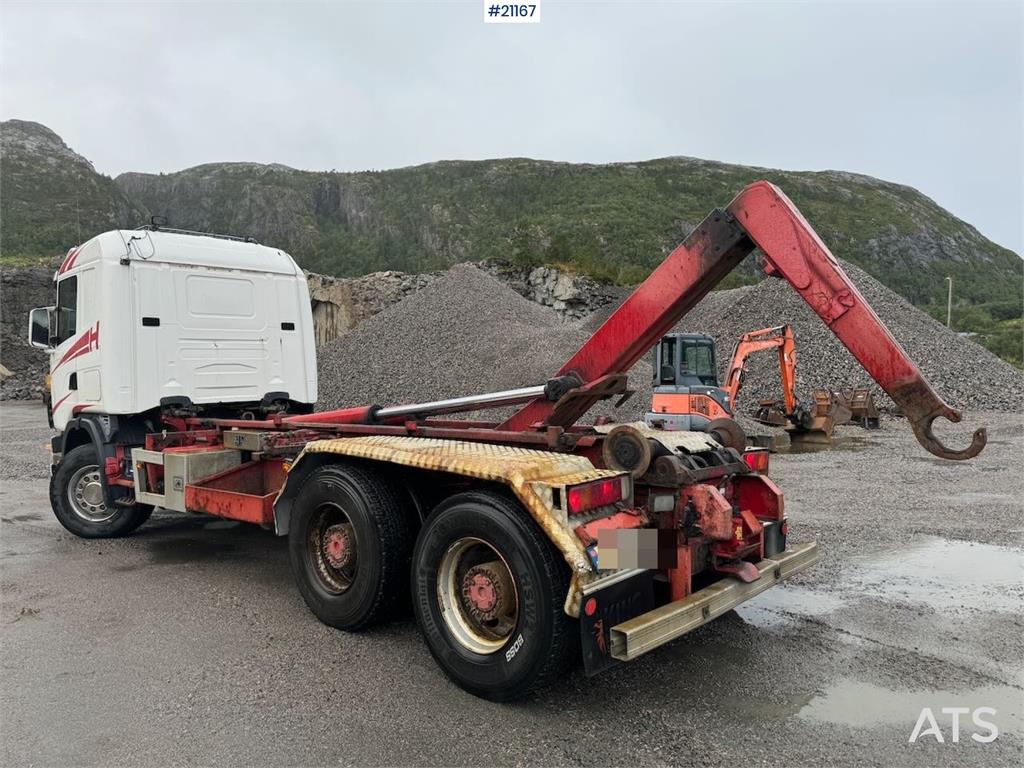 Scania R164 6x4 Hook truck.