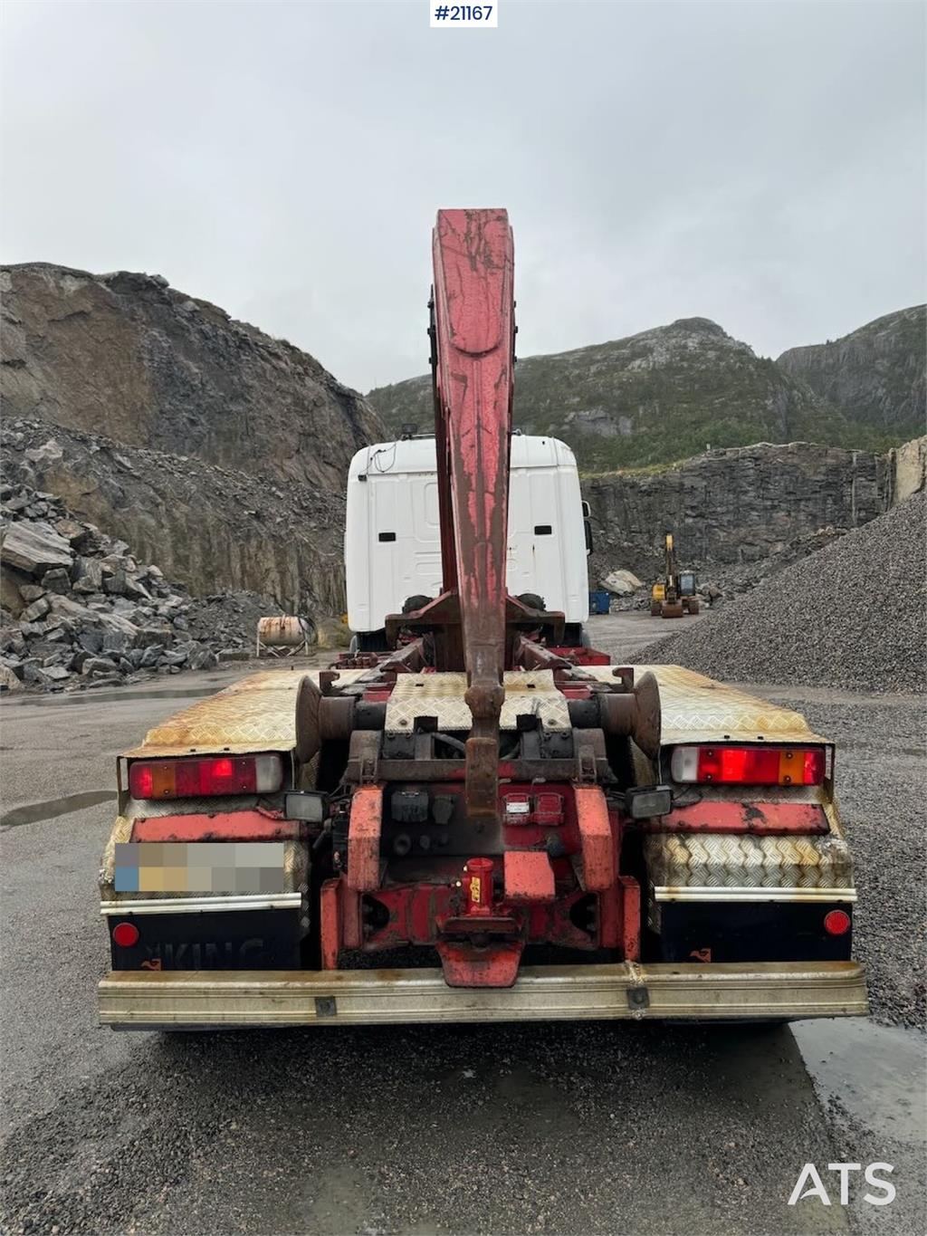 Scania R164 6x4 Hook truck.