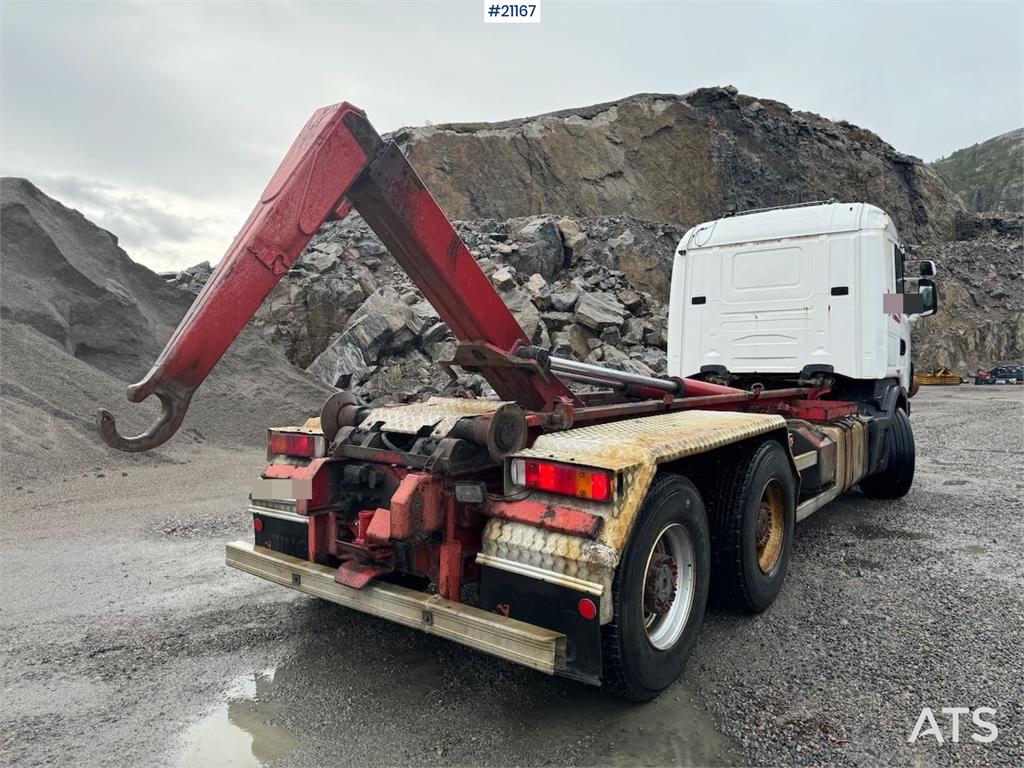 Scania R164 6x4 Hook truck.