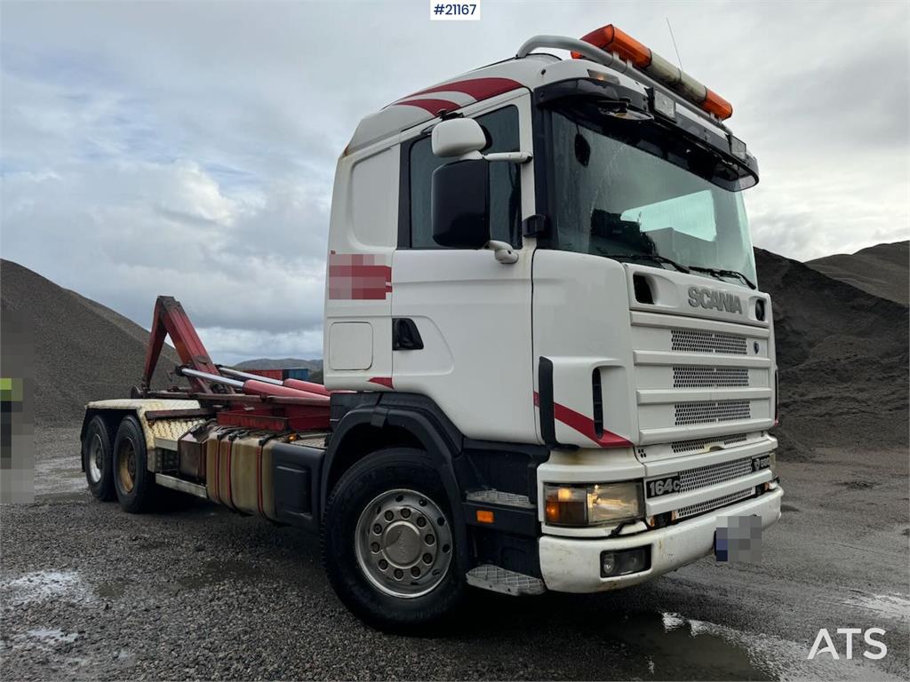 Scania R164 6x4 Hook truck.