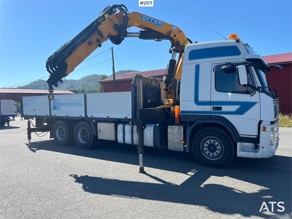 Volvo FM480 crane truck w/37 t/m Effer crane