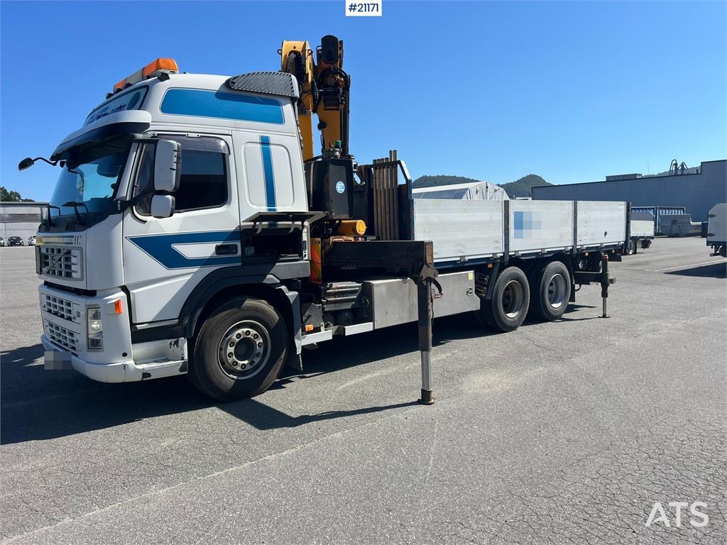 Volvo FM480 crane truck w/37 t/m Effer crane