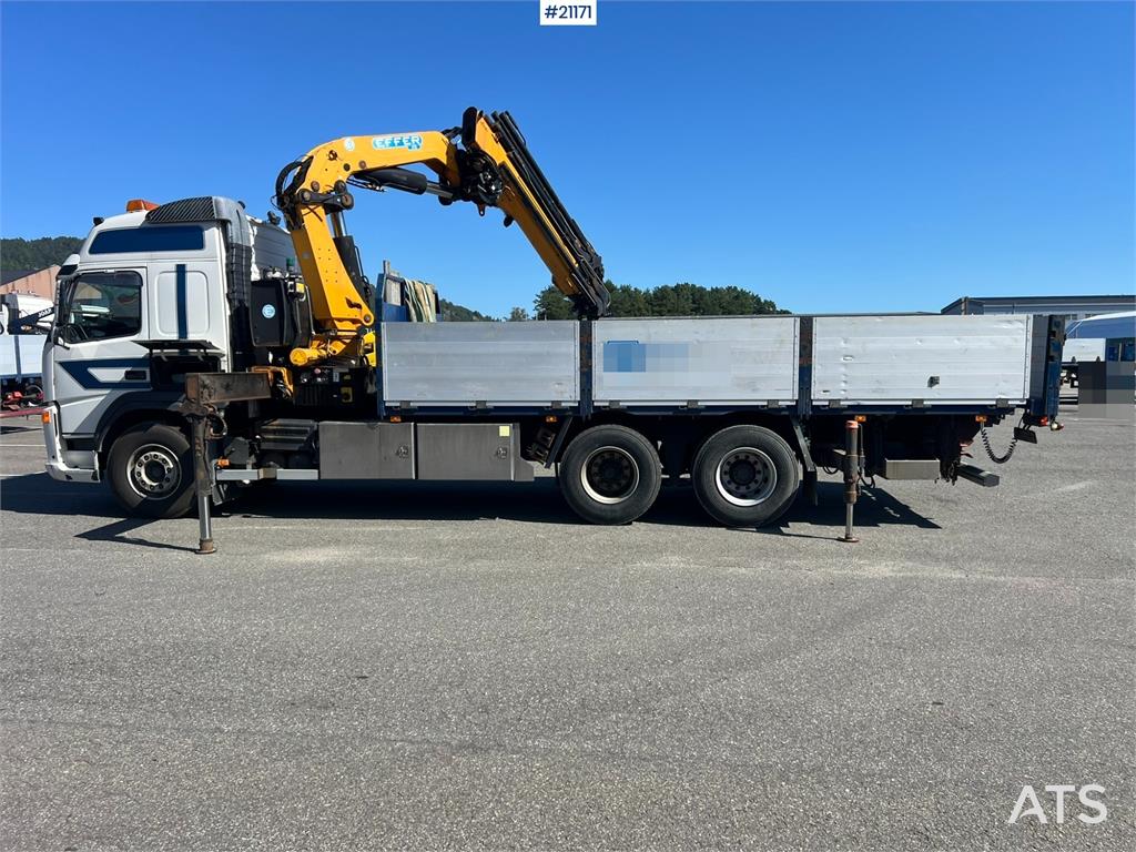 Volvo FM480 crane truck w/37 t/m Effer crane