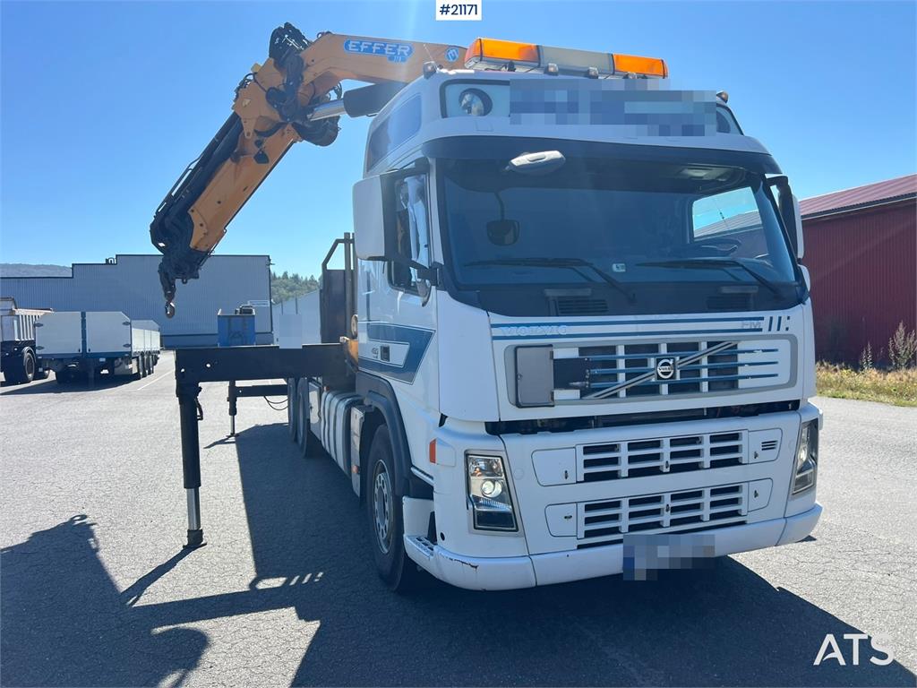 Volvo FM480 crane truck w/37 t/m Effer crane