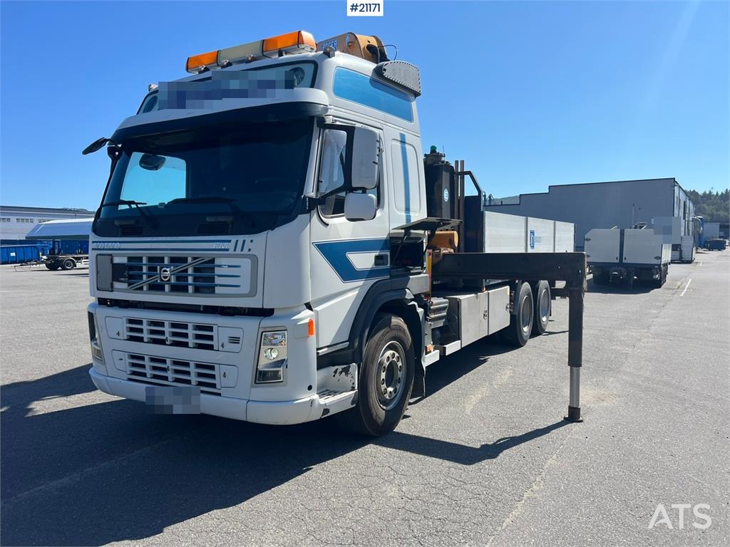 Volvo FM480 crane truck w/37 t/m Effer crane