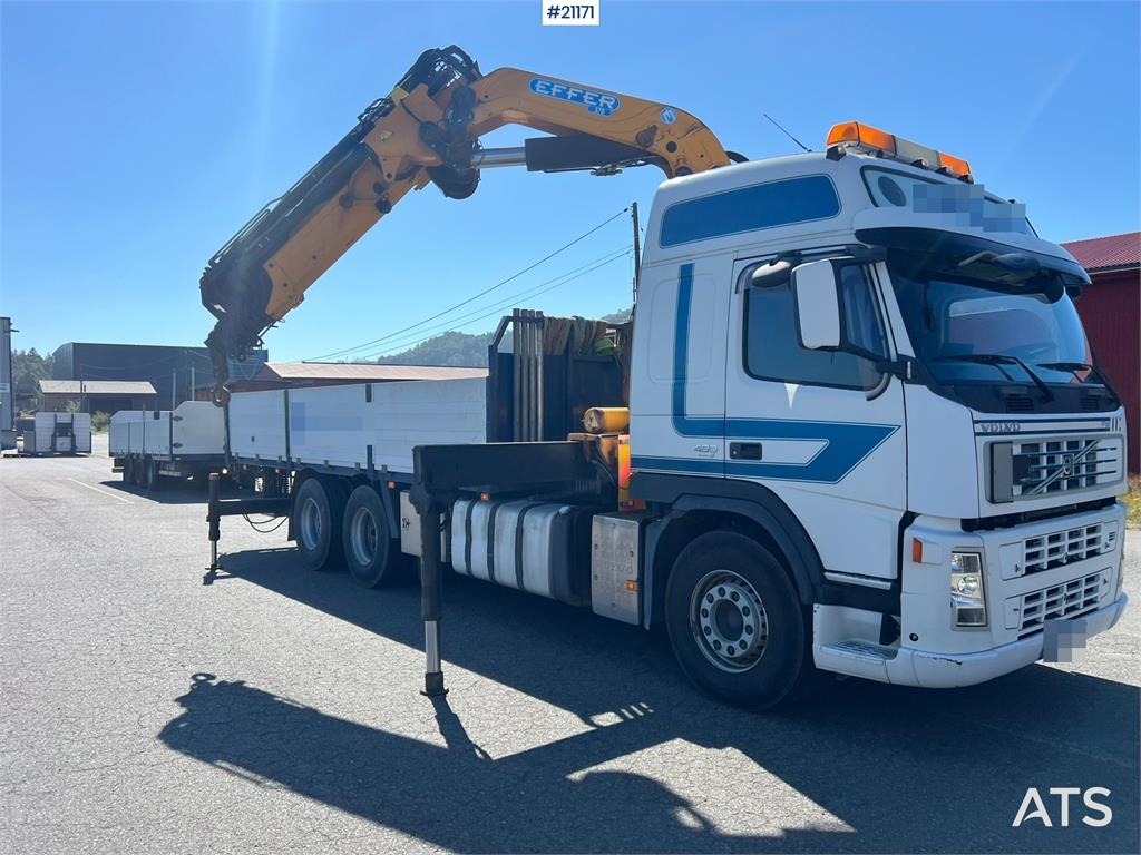 Volvo FM480 crane truck w/37 t/m Effer crane