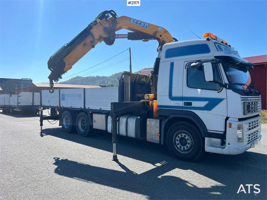 Volvo FM480 crane truck w/37 t/m Effer crane