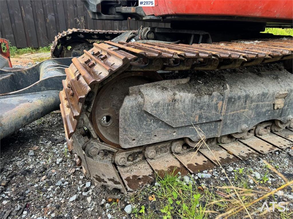 Kubota U55-4 Beltegraver m/ 2 skuffer, klype og pigghamme