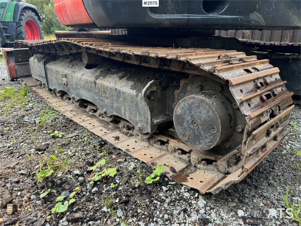 Kubota U55-4 Beltegraver m/ 2 skuffer, klype og pigghamme