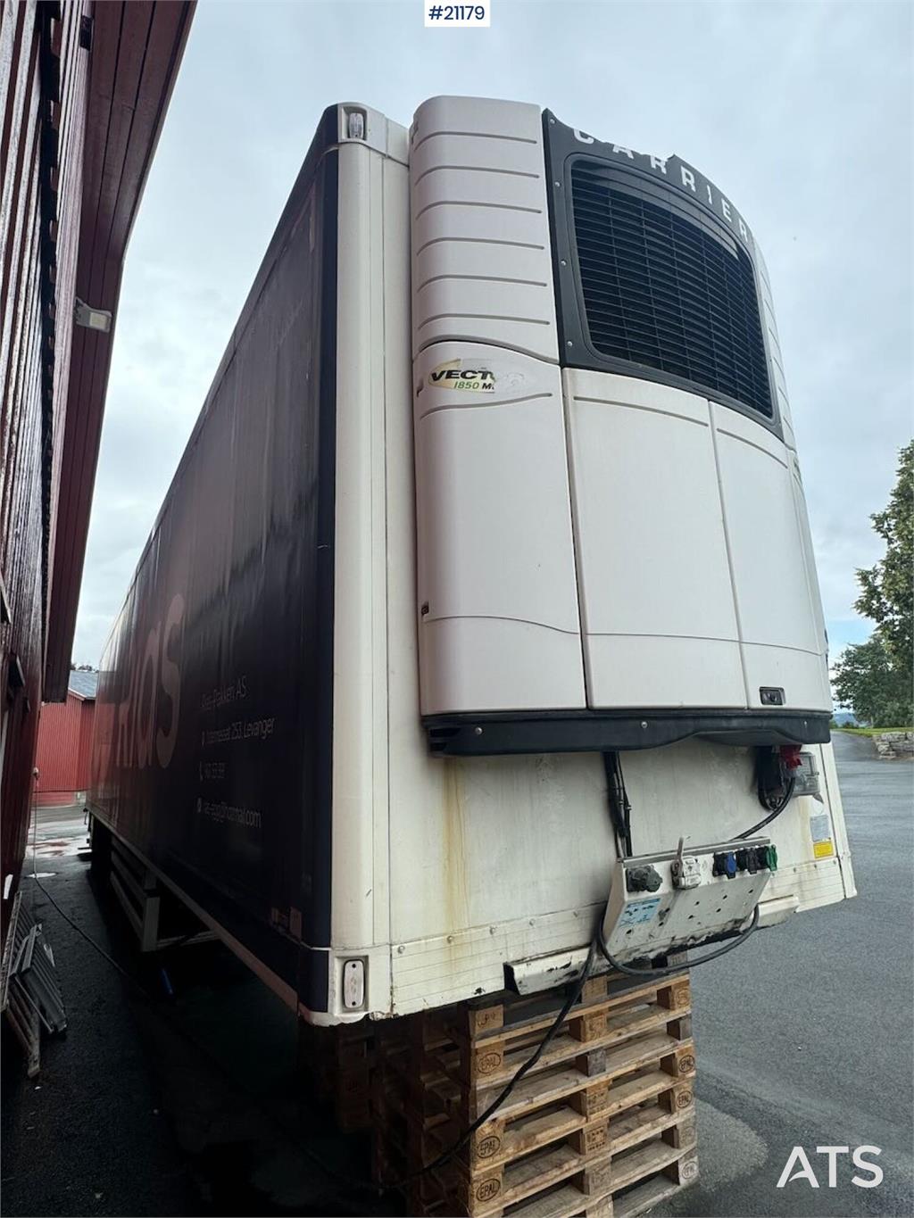 Ekeri cabinet semi-trailer w/ carrier unit, full side op