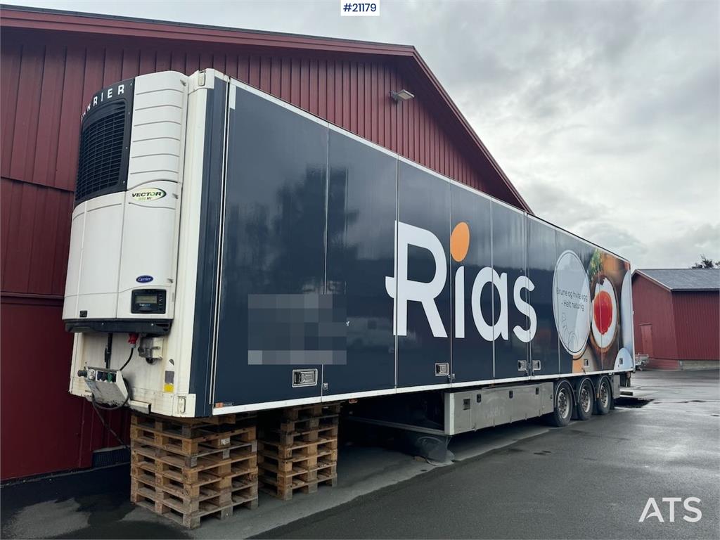 Ekeri cabinet semi-trailer w/ carrier unit, full side op