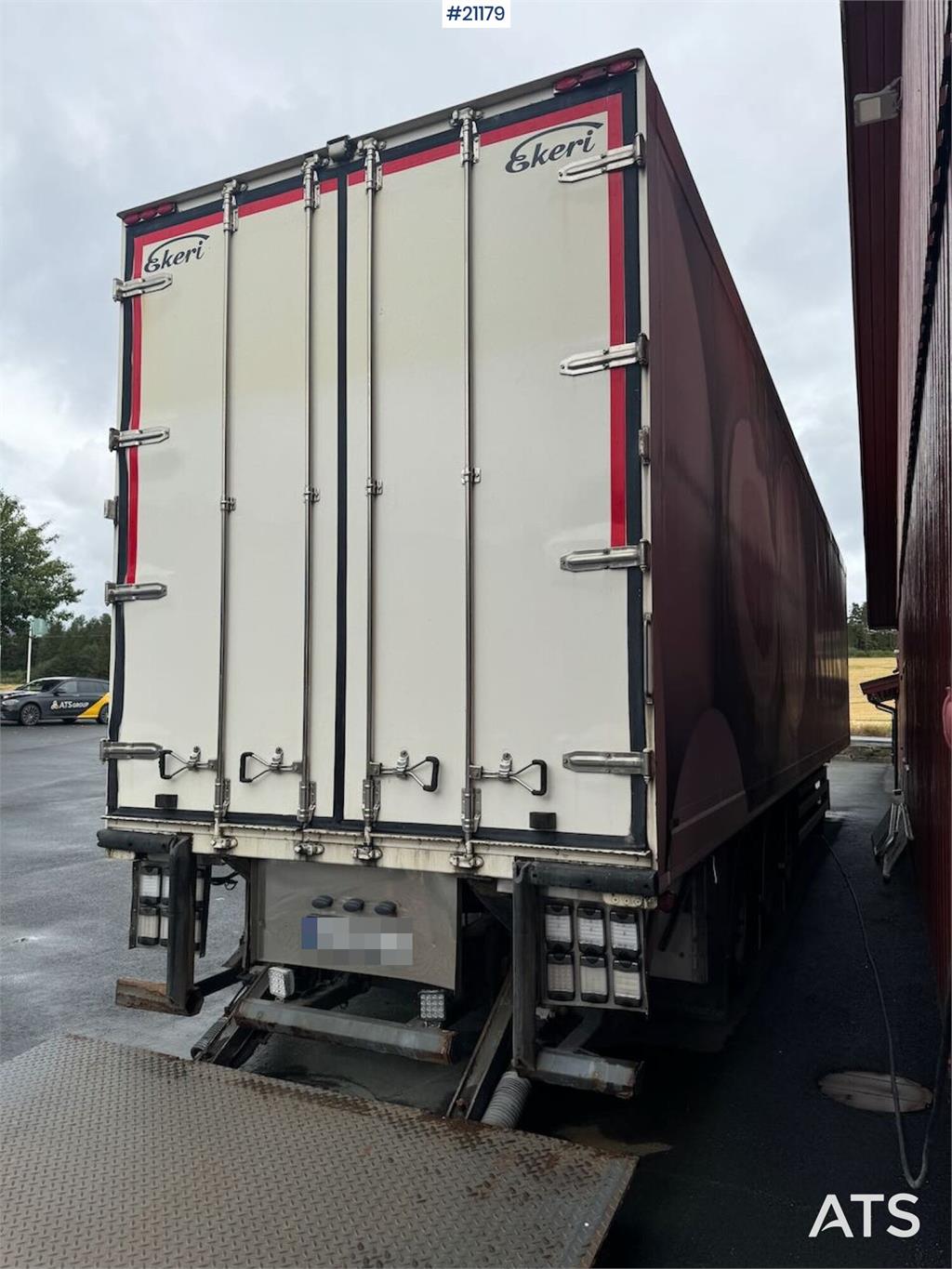 Ekeri cabinet semi-trailer w/ carrier unit, full side op