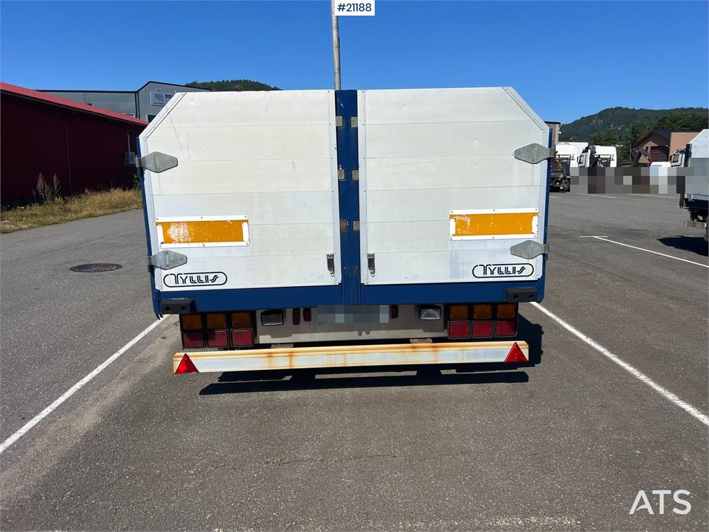Tyllis 3 axle Flatbed trailer w/ foldable side doors