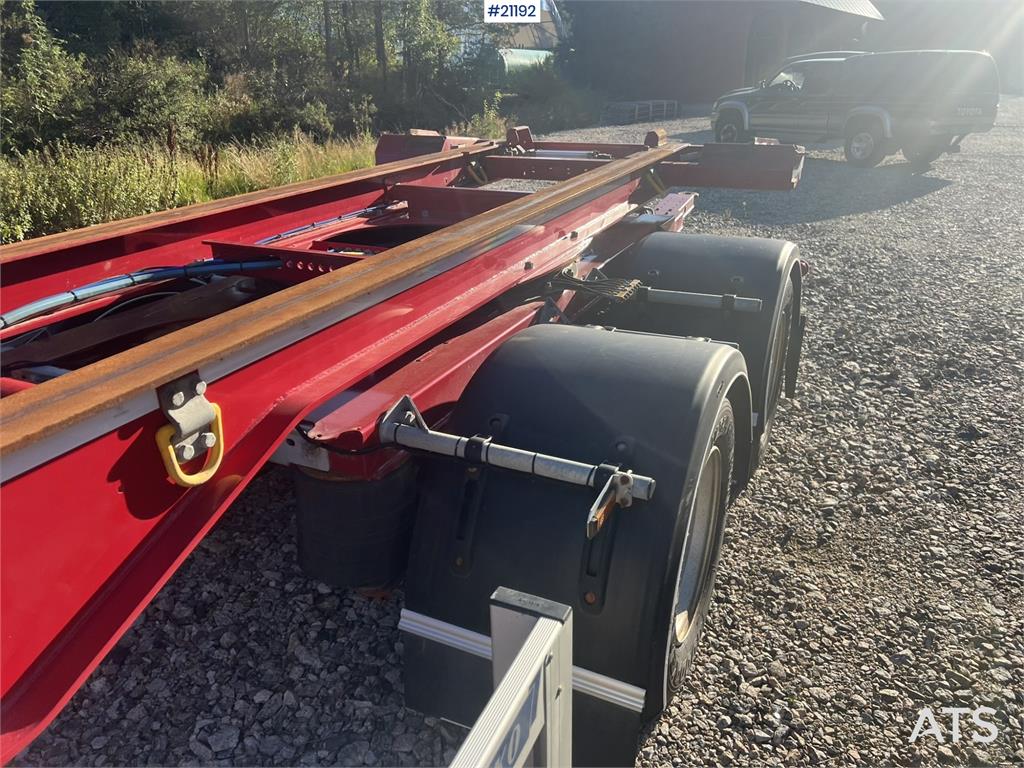 Närko 4 axle container trailer