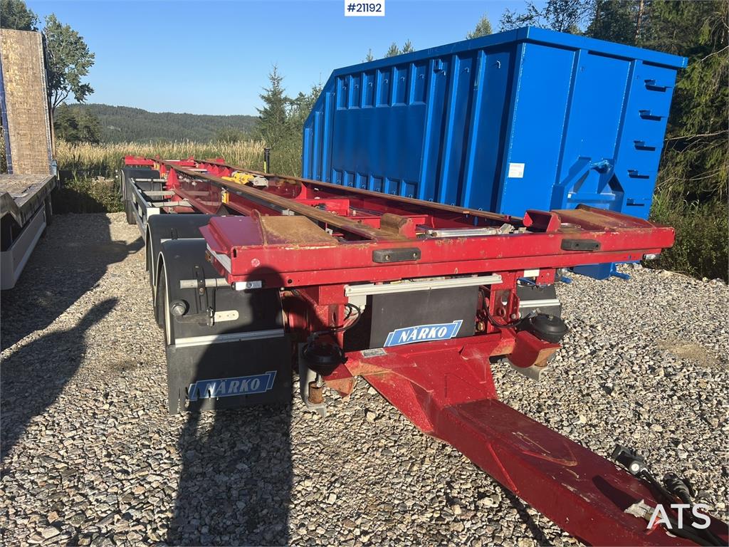 Närko 4 axle container trailer