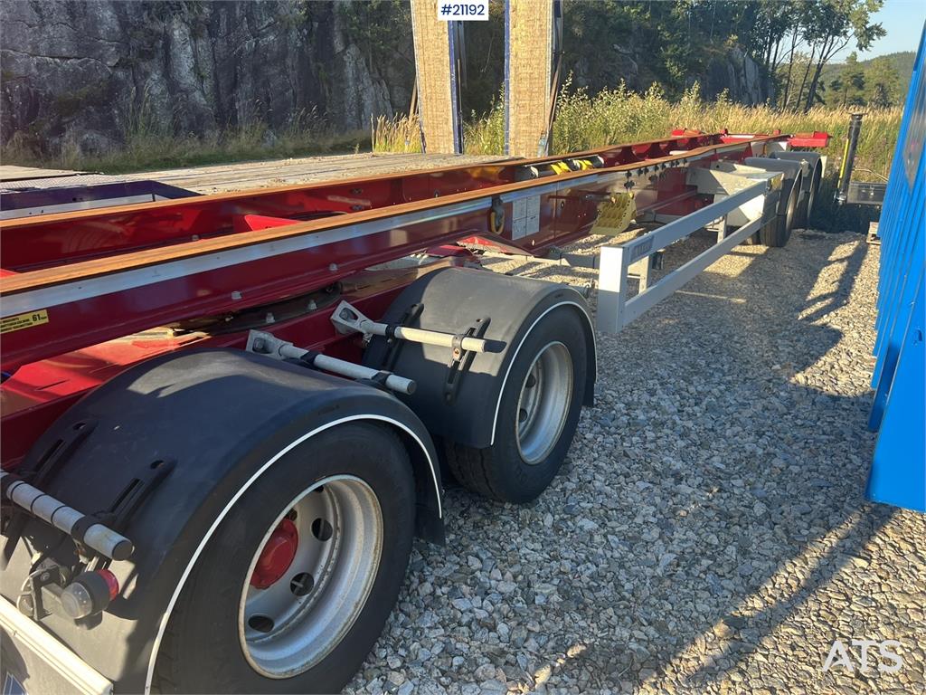Närko 4 axle container trailer