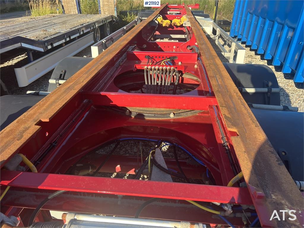 Närko 4 axle container trailer