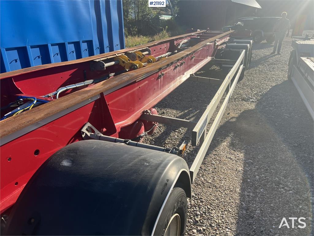 Närko 4 axle container trailer