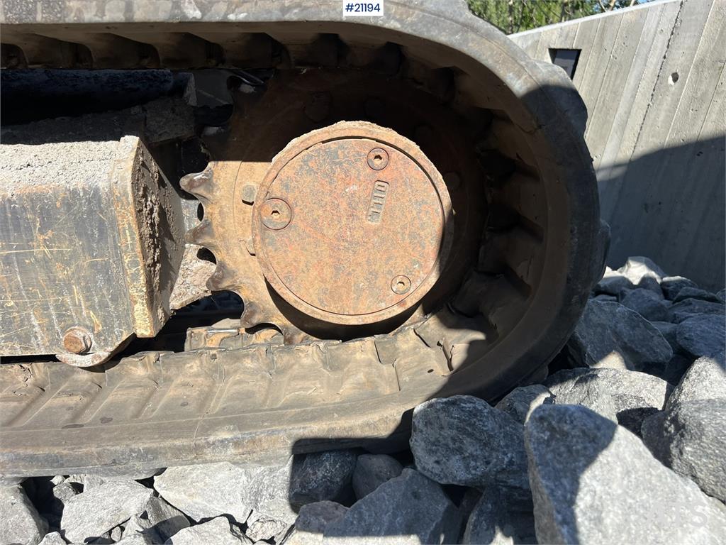 New Holland E55B excavator w/ digging bucket, sanding bucket,