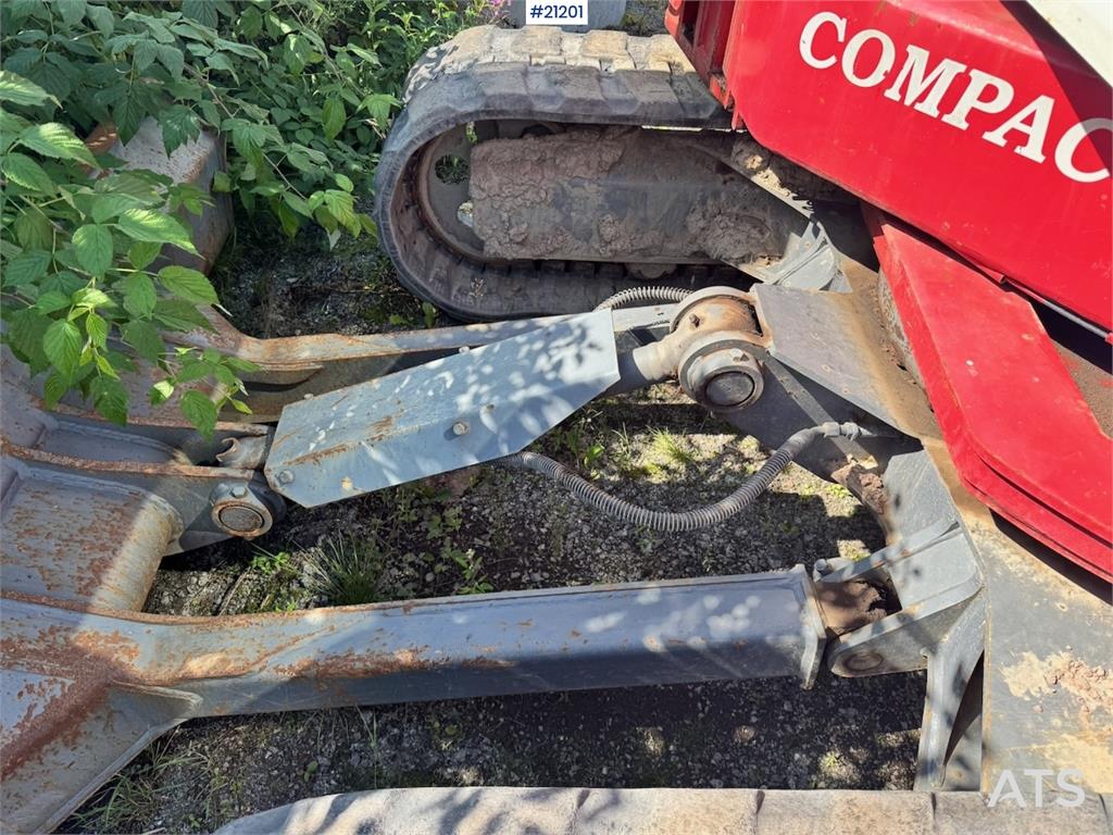 Takeuchi TB280FR Tracked excavator w/ Rototilt and 2 bucket