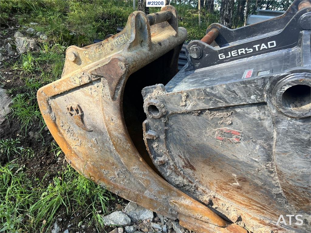Hitachi zx190lc-5B excavator w/ rototilt, sanding bucket,
