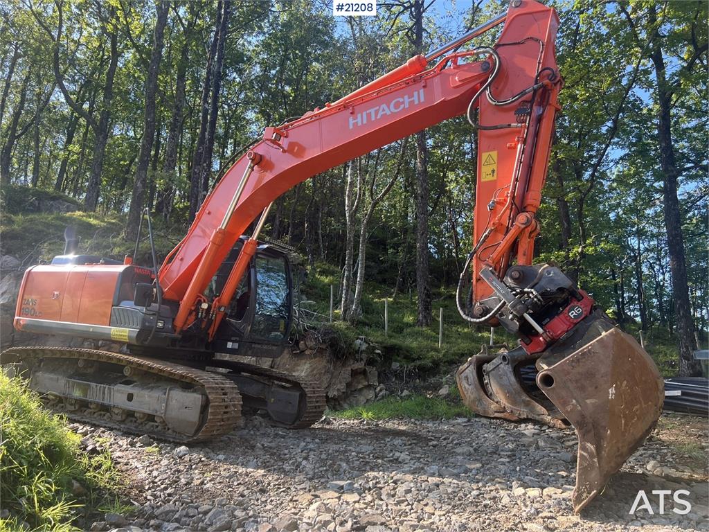 Hitachi zx190lc-5B excavator w/ rototilt, sanding bucket,