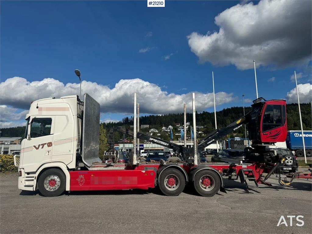 Scania S730 Timber truck without crane.