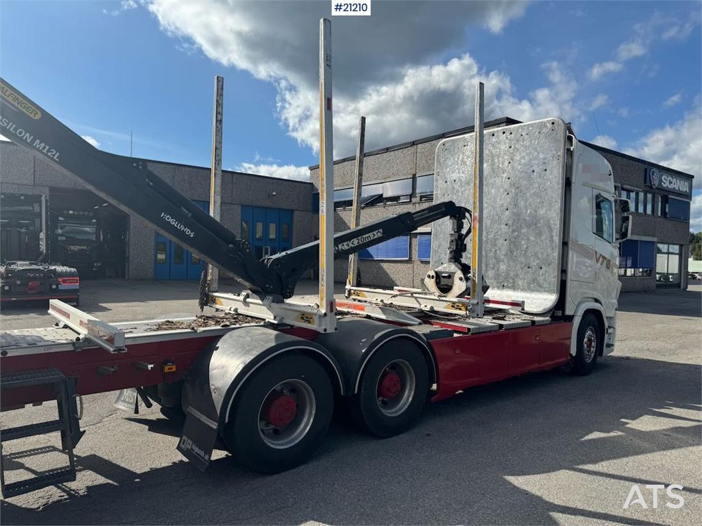 Scania S730 Timber truck without crane.