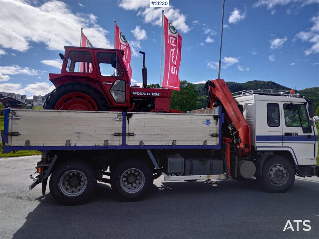 Volvo FL12 6x2 crane truck w/ Palfinger PK10500 crane.