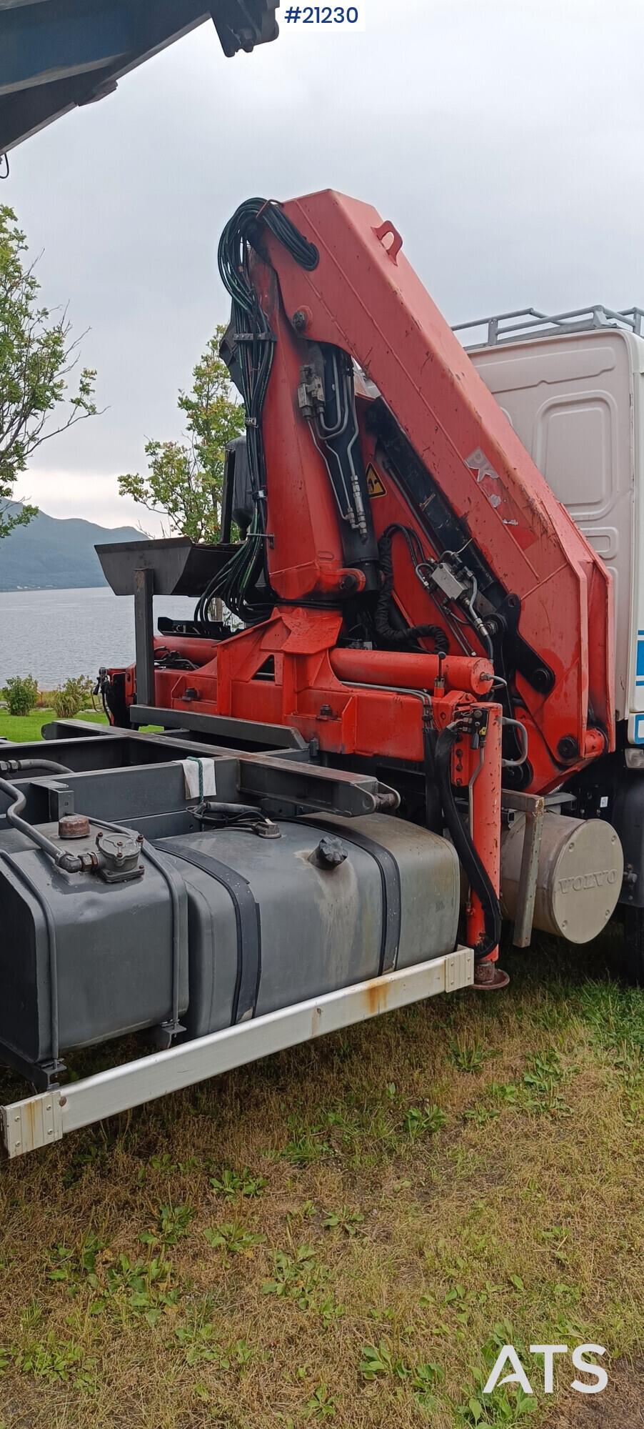 Volvo FL12 6x2 crane truck w/ Palfinger PK10500 crane.