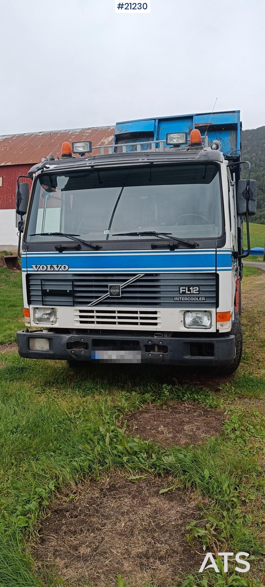Volvo FL12 6x2 crane truck w/ Palfinger PK10500 crane.