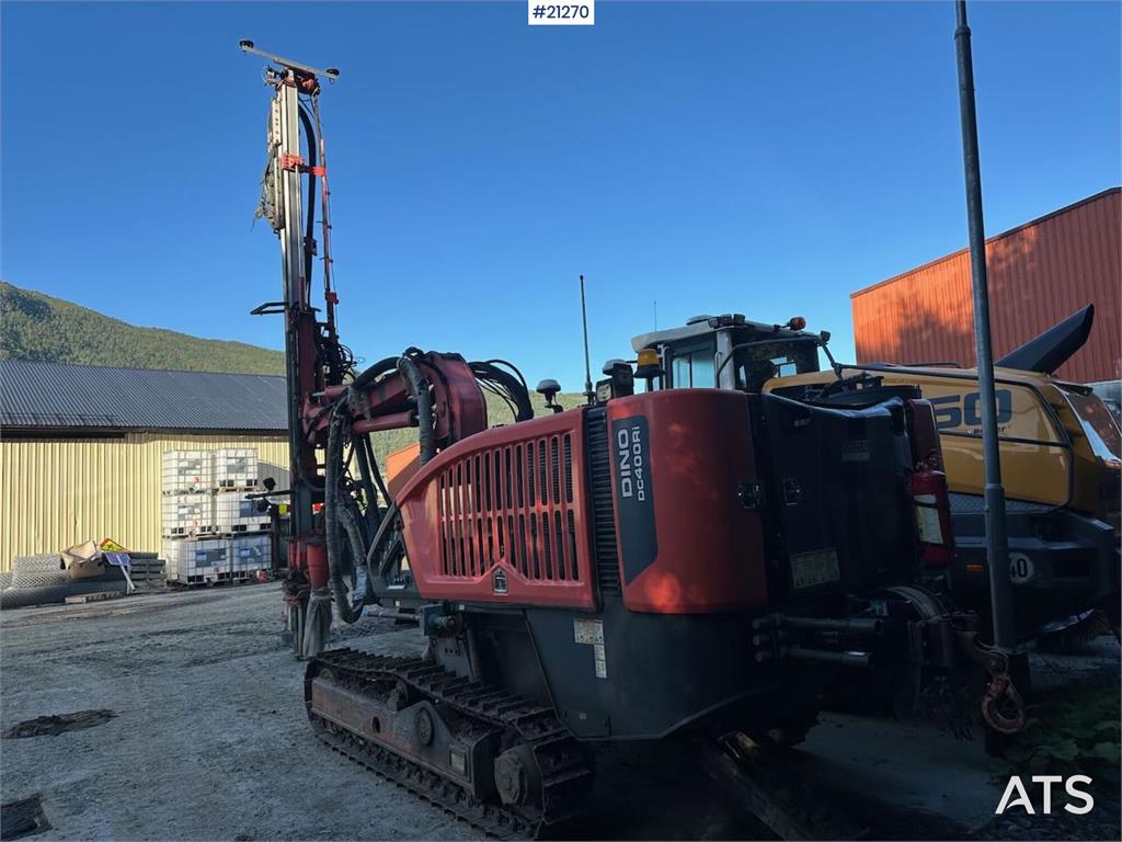 Sandvik Dino DC400Ri drilling rig w/ almost new chassis.