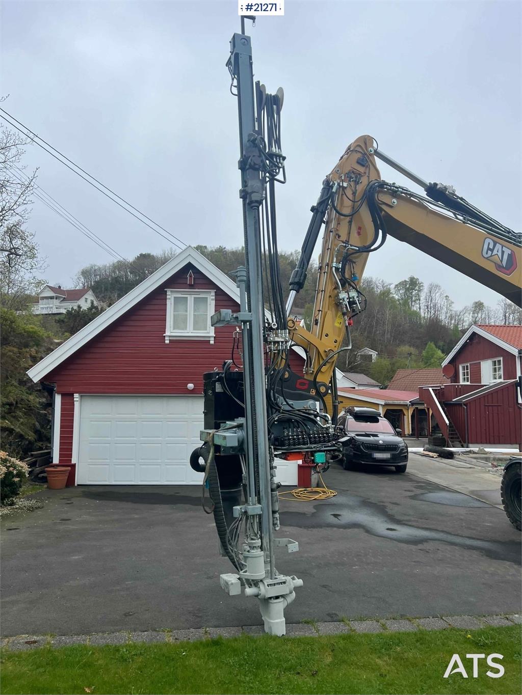 Montabert micro drill tower significantly upgraded w/ hc25 h