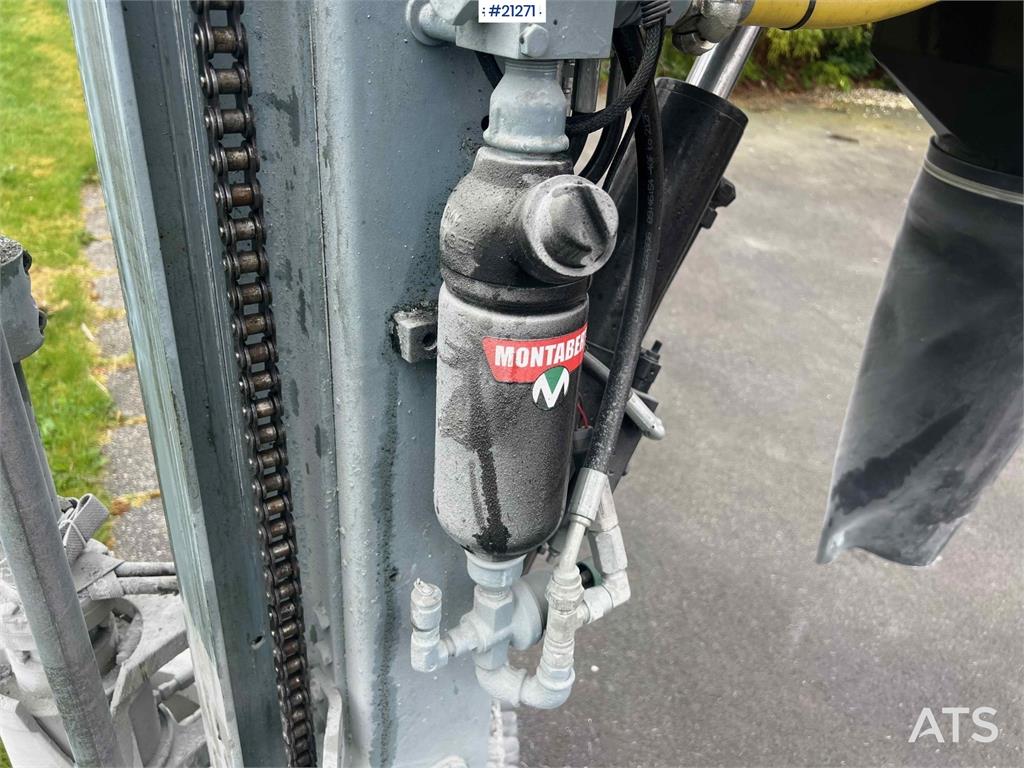 Montabert micro drill tower significantly upgraded w/ hc25 h