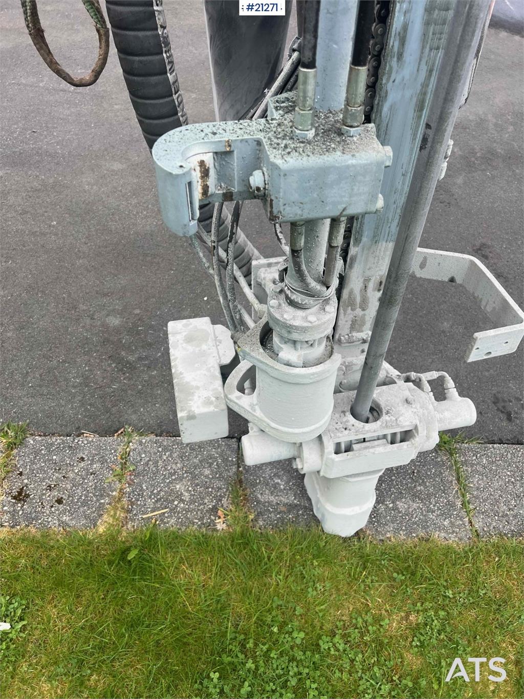 Montabert micro drill tower significantly upgraded w/ hc25 h