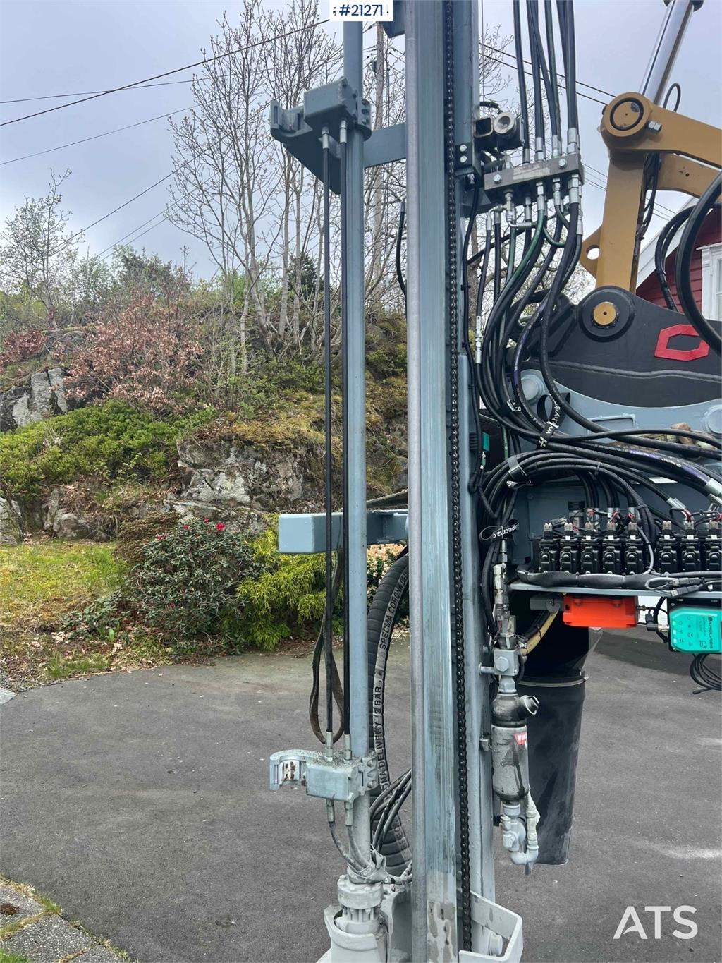 Montabert micro drill tower significantly upgraded w/ hc25 h